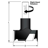 Freud 3557E 35 mm (Dia.) Cylinder (Hinge) Bit with 3/8" shank